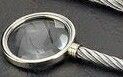 Gold & Silver Plated Brass Steel Cable Magnifier