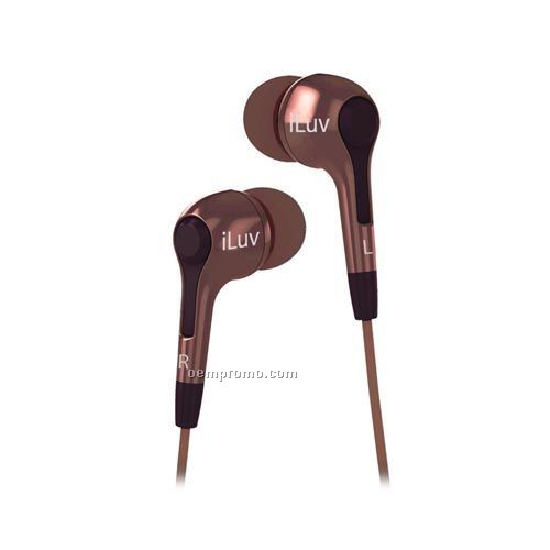 Iluv - Headphones / Earphones Caf Nites In-ear Earphones - Compact Stereo
