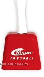 Red Cowbell With Long Handle (Printed)