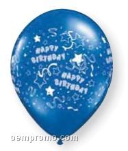 11" Jewel Birthday Printed Latex Balloon