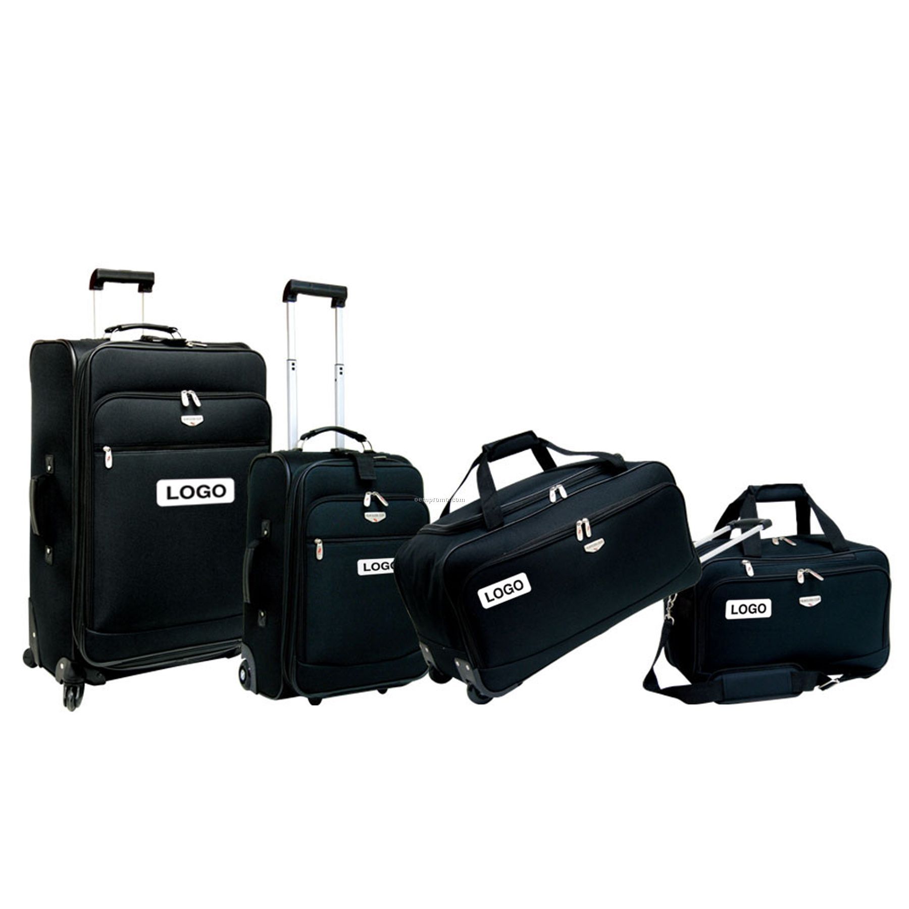 4 PC Santa Monica II Expandable Polyester Luggage