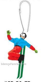 Skier Zipper Pull