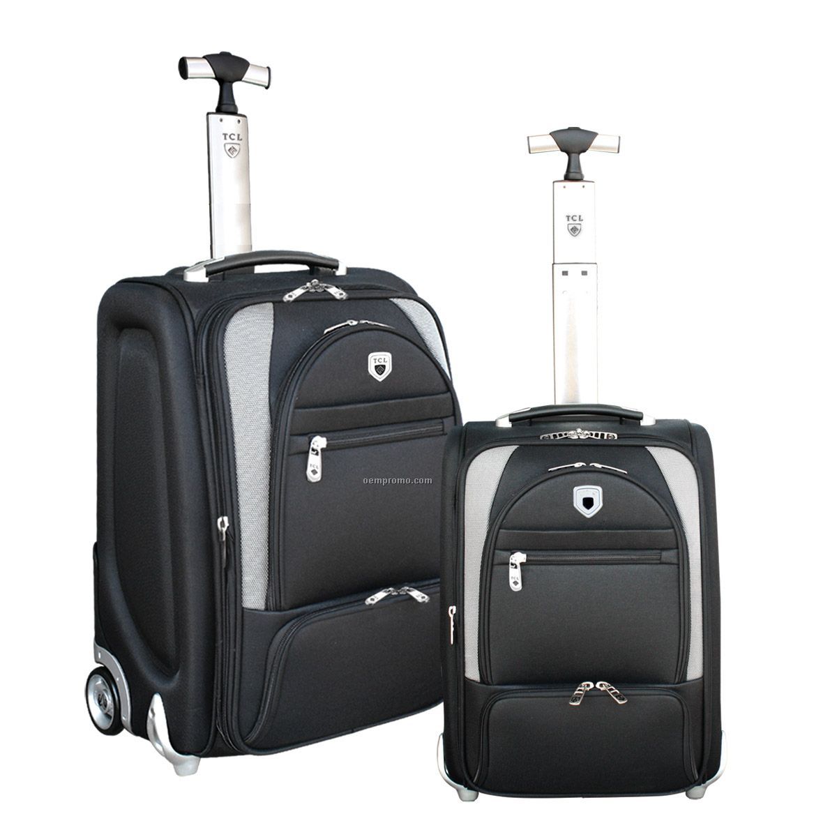 3pc Expandable Luggage Set W/Sturdy Mono Handle System