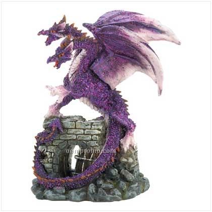 Amethyst Dragon Figurine