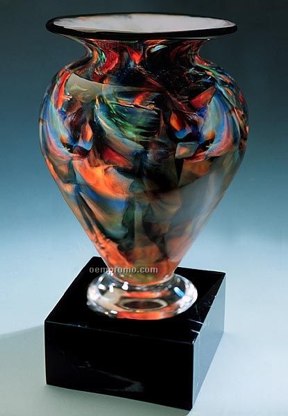 Autumn Splash Cauldron Vase (4.5"X6")