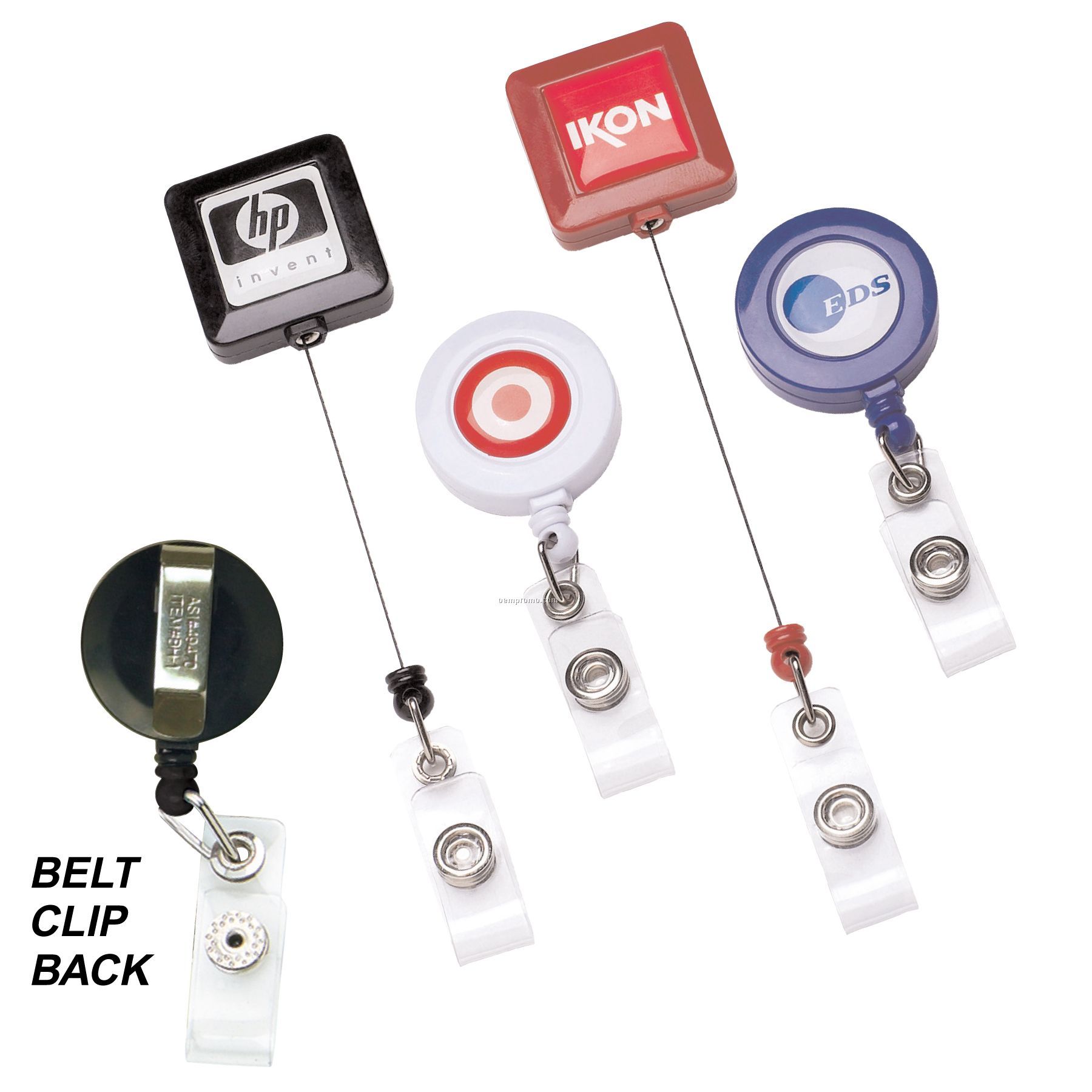 "Good" Retractable Badge Reel: (Label Only)