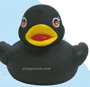Mini Rubber Black Duck