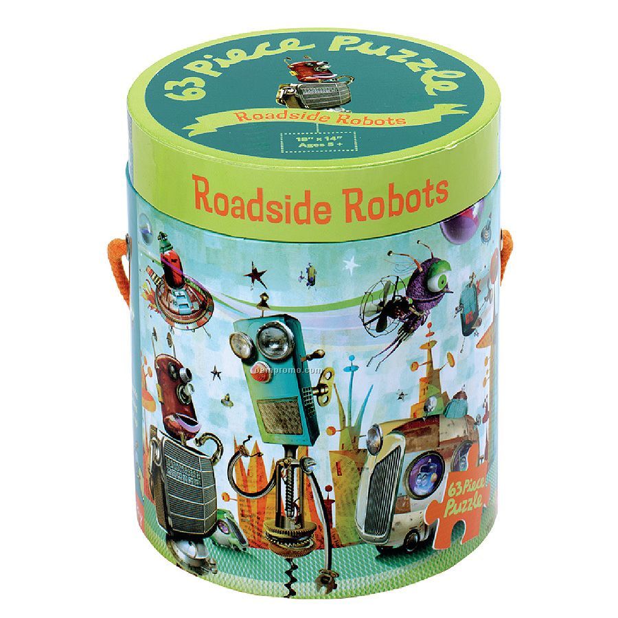 Roadside Robots 63-piece Puzzle