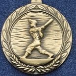 1.5" Stock Cast Medallion (Baseball/ Little League)