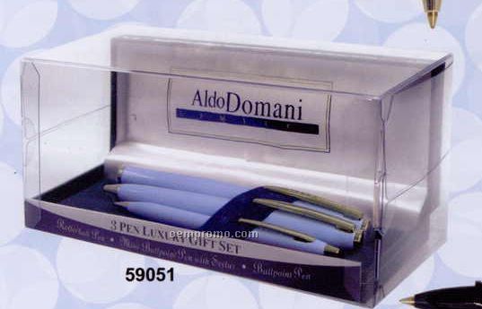Aldo Domani 3 Piece Fashion Pen Set