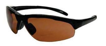 Plastic Sunglasses (Sport Wrap Large Size Semi-rimless Frame)