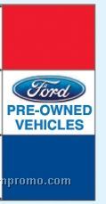 Single Face Dealer Interceptor Drape Flags - Ford Pre-owned