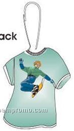 Snowboarding T-shirt Zipper Pull