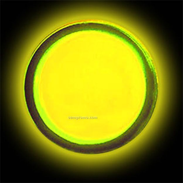 Yellow Circle Glow Badge