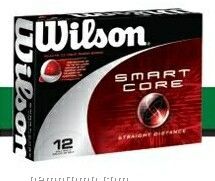 Wilson Smart Core Straight Golf Ball With Firm Response - 12 Pack