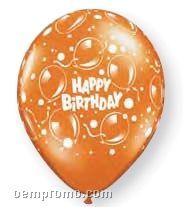 11" Fantasy Birthday Printed Latex Balloon