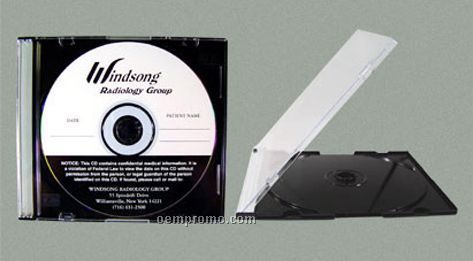 CD Slim Line Jewel Case With Black Base