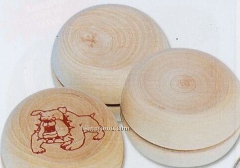 Natural Unpainted Wooden Yo-yo