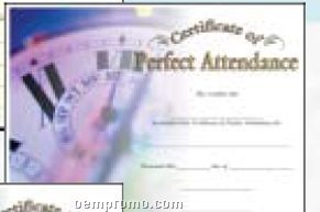 Perfect Attendance Certificate (Certificate Only)