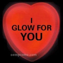 Red Heart Glow Badge