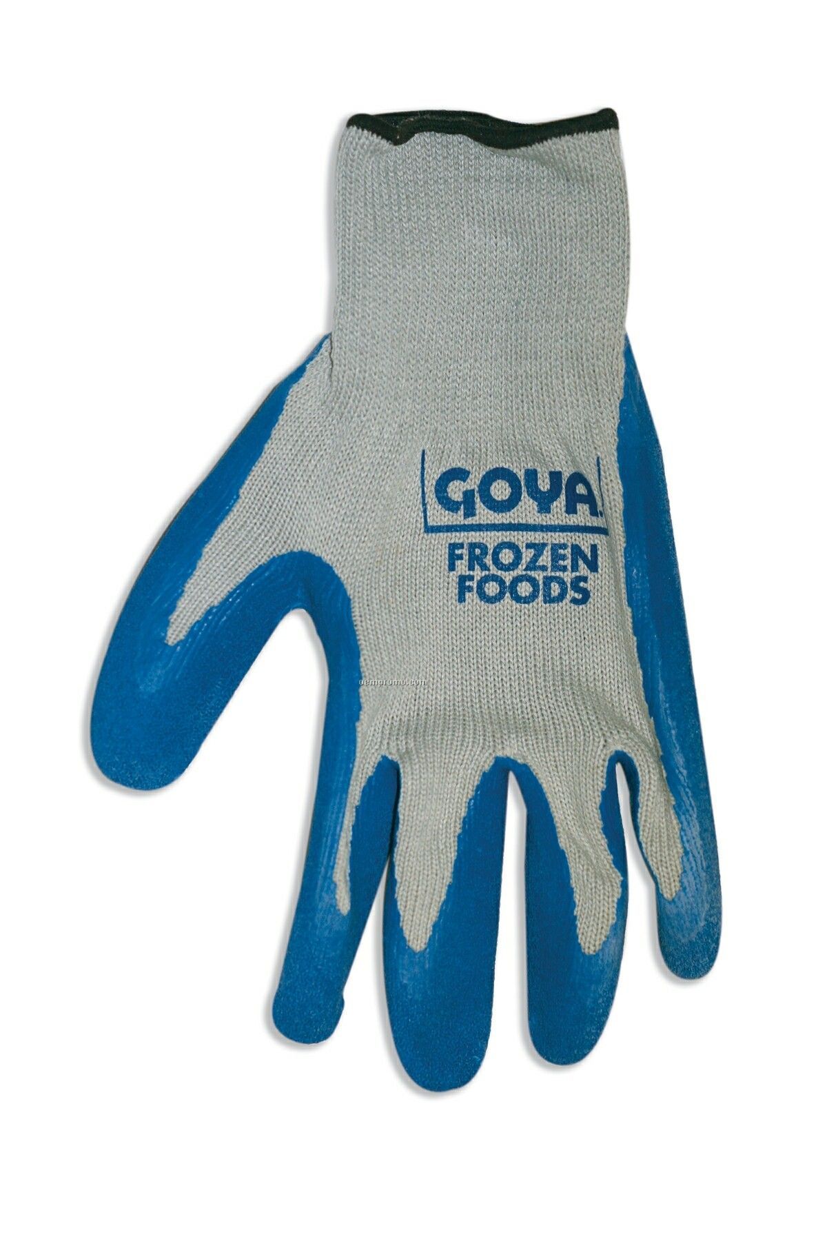 String Knit Glove With Rubber Latex Dipped Palm