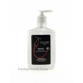 8 Oz. Moisturizing Antibacterial Gel Sanitizer In Contempo Oval Bottle