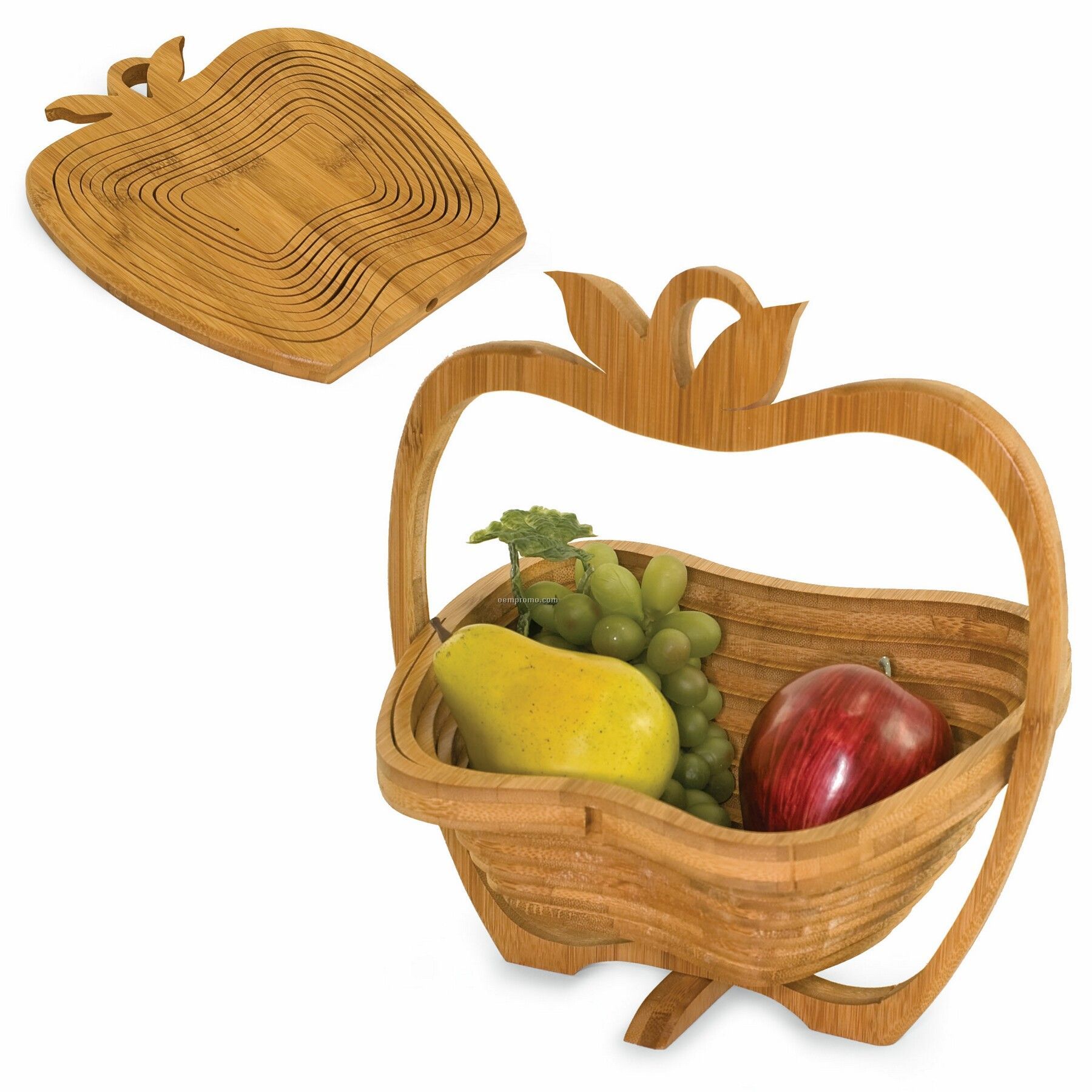 Contour Apple Shaped Fruit Basket / Trivet