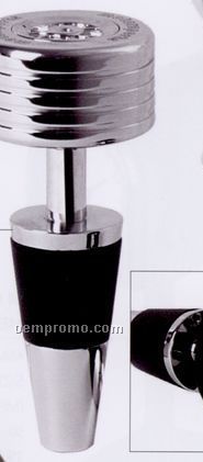 Metal Wheel Bottle Stopper (Black)