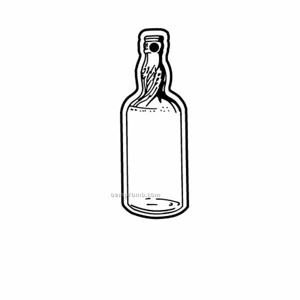 Stock Shape Collection Clear Bottle 7 Key Tag