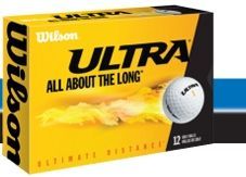 Wilson Ultra Ultimate Distance Golf Ball With Cut Proof Cover - 12 Pack