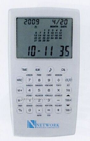 Aluminum Calendar Clock Calculator