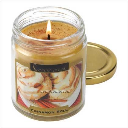 Cinnamon Roll Scent Candle W/ 45 Hour Burn Time