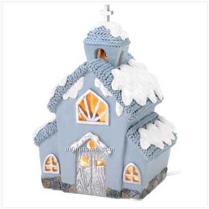 Snow Buddies Light-up Church Figurine
