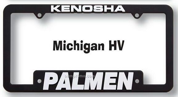 Michigan High View (Hv) Raised Copy Plastic License Plate Frame
