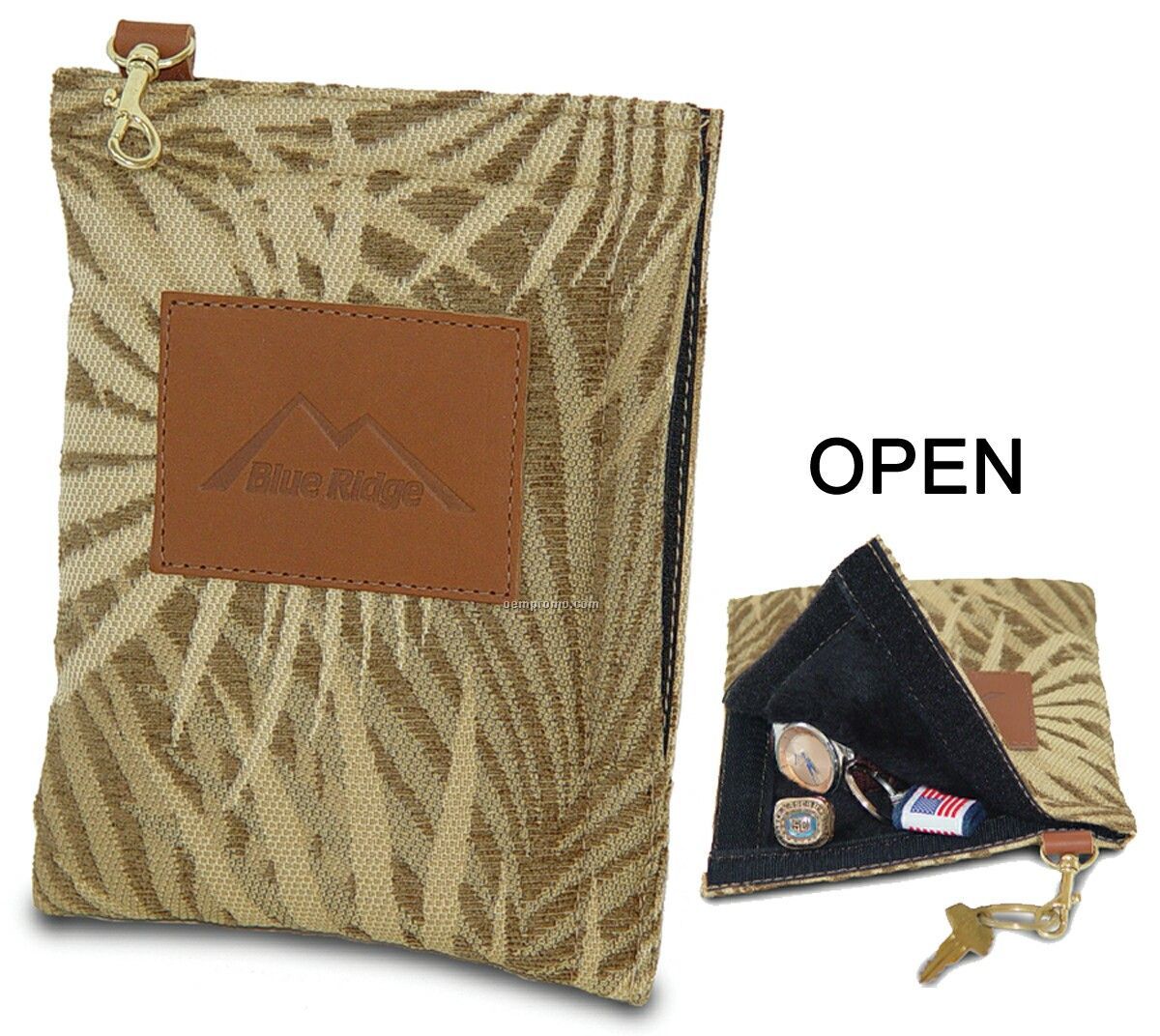 Palm Tapestry Valuables Pouch