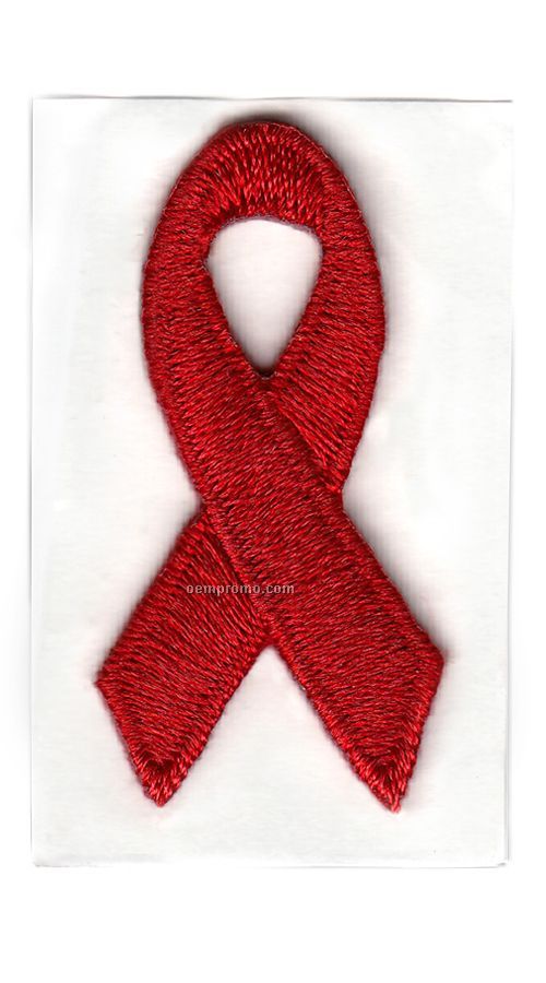 Red Awareness Ribbon Peelie