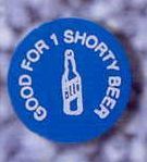 Round Stock Drink Token (Shorty Beer)