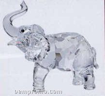 Swarovski Silver Crystal Mother Elephant