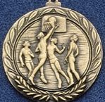2.5" Stock Cast Medallion (Basketball/ Female)