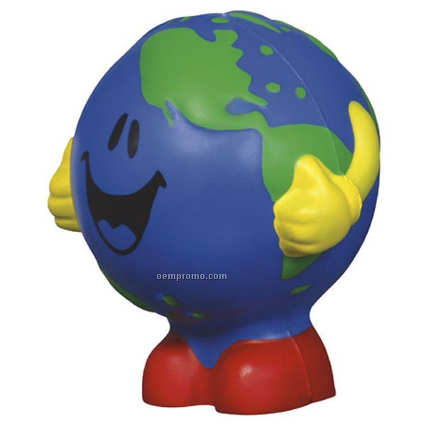 Earthball Man Squeeze Toy