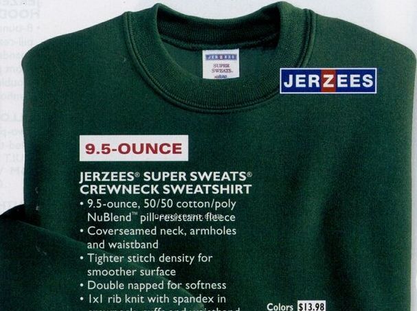 Jerzees Super Sweats Crew Neck Sweatshirt (S-3xl)
