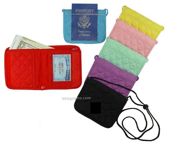 Quilted Id Holder & Wallet - Blank