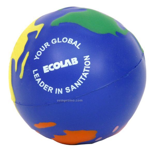 Multi-colored Earthball Squeeze Toy