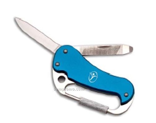 Metal Key Holder W/ Pocket Knife & Screwdriver