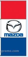 Single Face Dealer Interceptor Drape Flags - Mazda