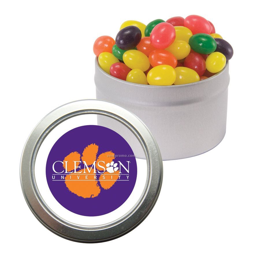 Candy Window Tin With Jelly Beans