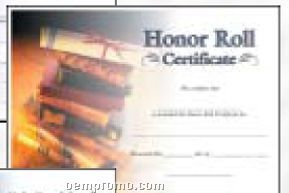 Honor Roll Certificate (Certificate Only)