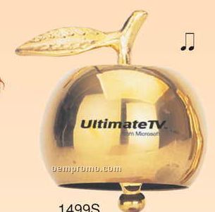 Solid Brass Apple Bell (Screened)