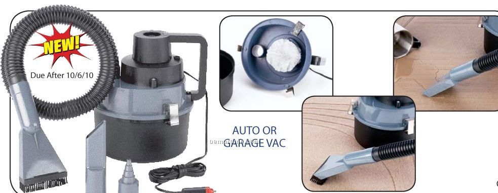 Titanium Dirt Magic Heavy-duty Wet/Dry Auto Or Garage Vac