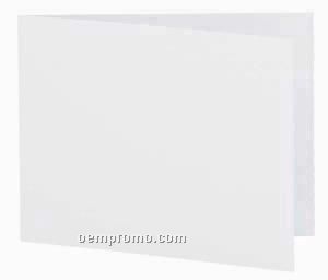 White Horizontal Photo Certificate Folder Picture Frame (8 1/2